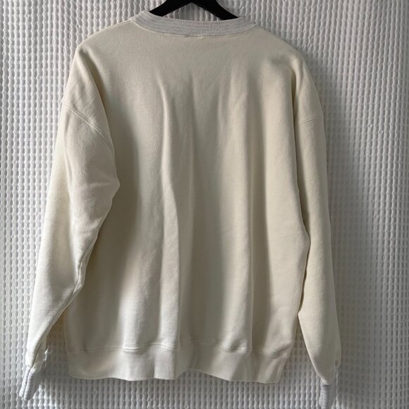 Vtg 90s Rugged Sweats cream cotton crewneck Alaska Denali sweatshirt men's XXL - Picture 3 of 6